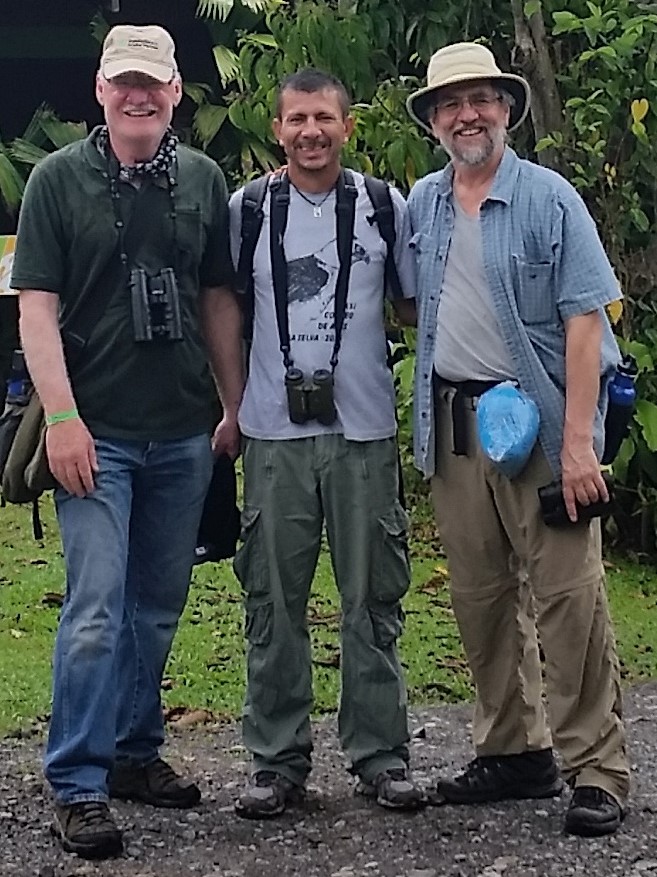 Iain, Luis and Rick at La Selva